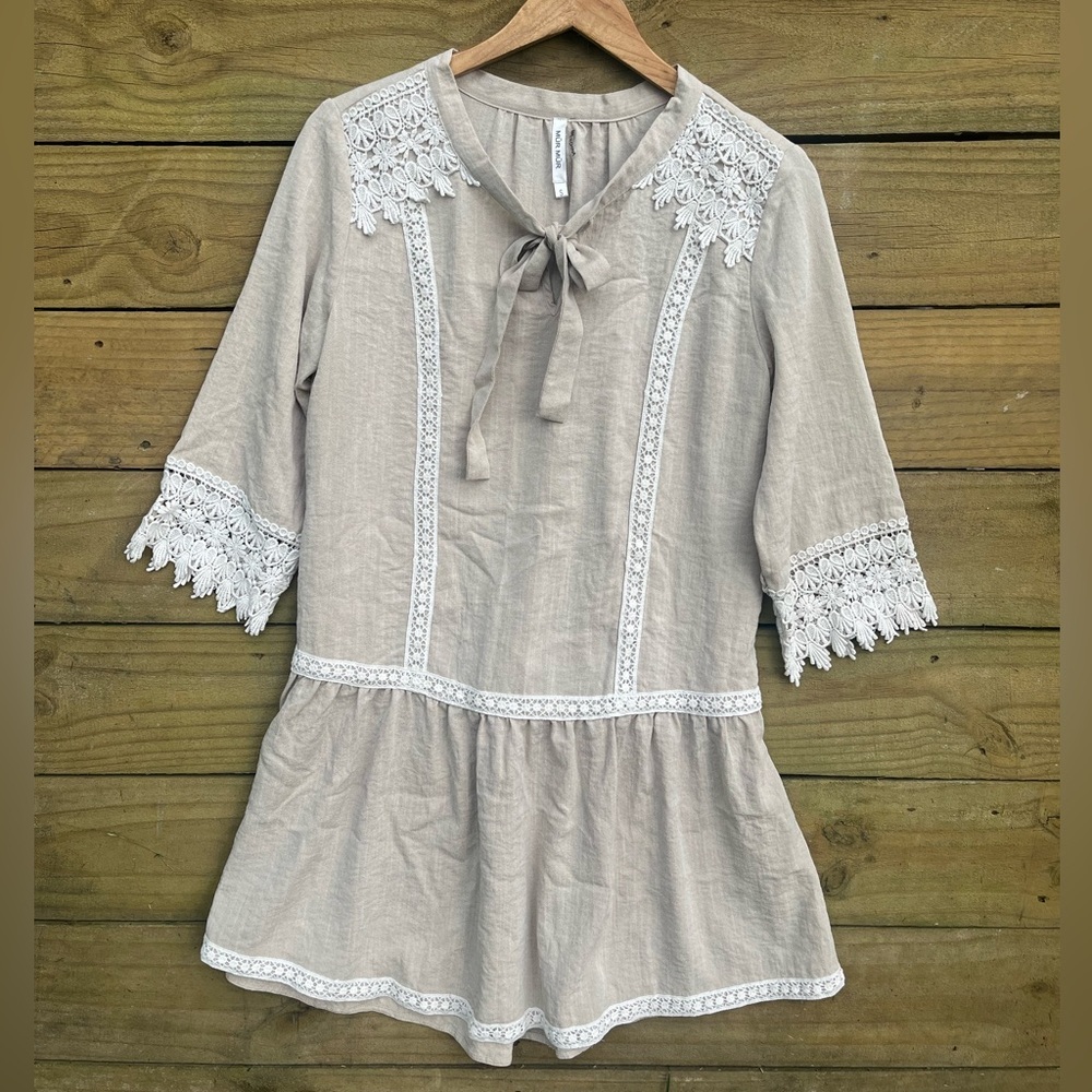 MürMür Dress with Lace Detail 🤍